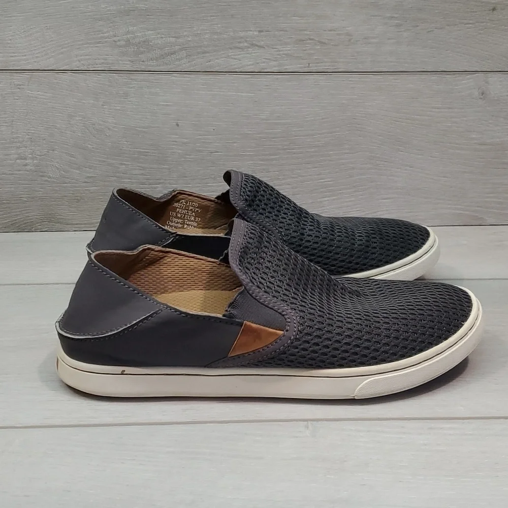 Olukai Womens Pehuea Comfort Loafer Flats shoes sz 7